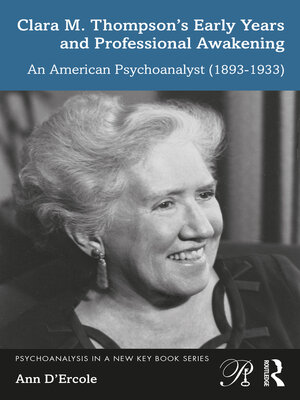 cover image of Clara M. Thompson's Early Years and Professional Awakening